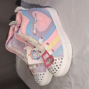 Toddler Girl Size 8 Skechers Twinkle Toes Twinkle Sparks Heart Pop Sneaker-NWT